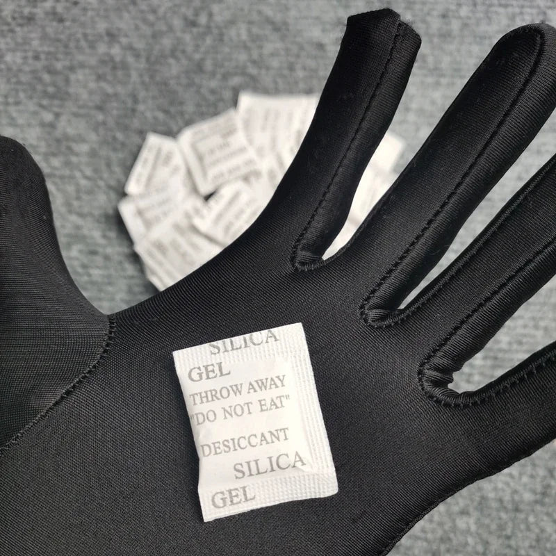 Silica Gel Desiccant Packets - Non-Toxic Moisture Absorber (50-500 Packs)