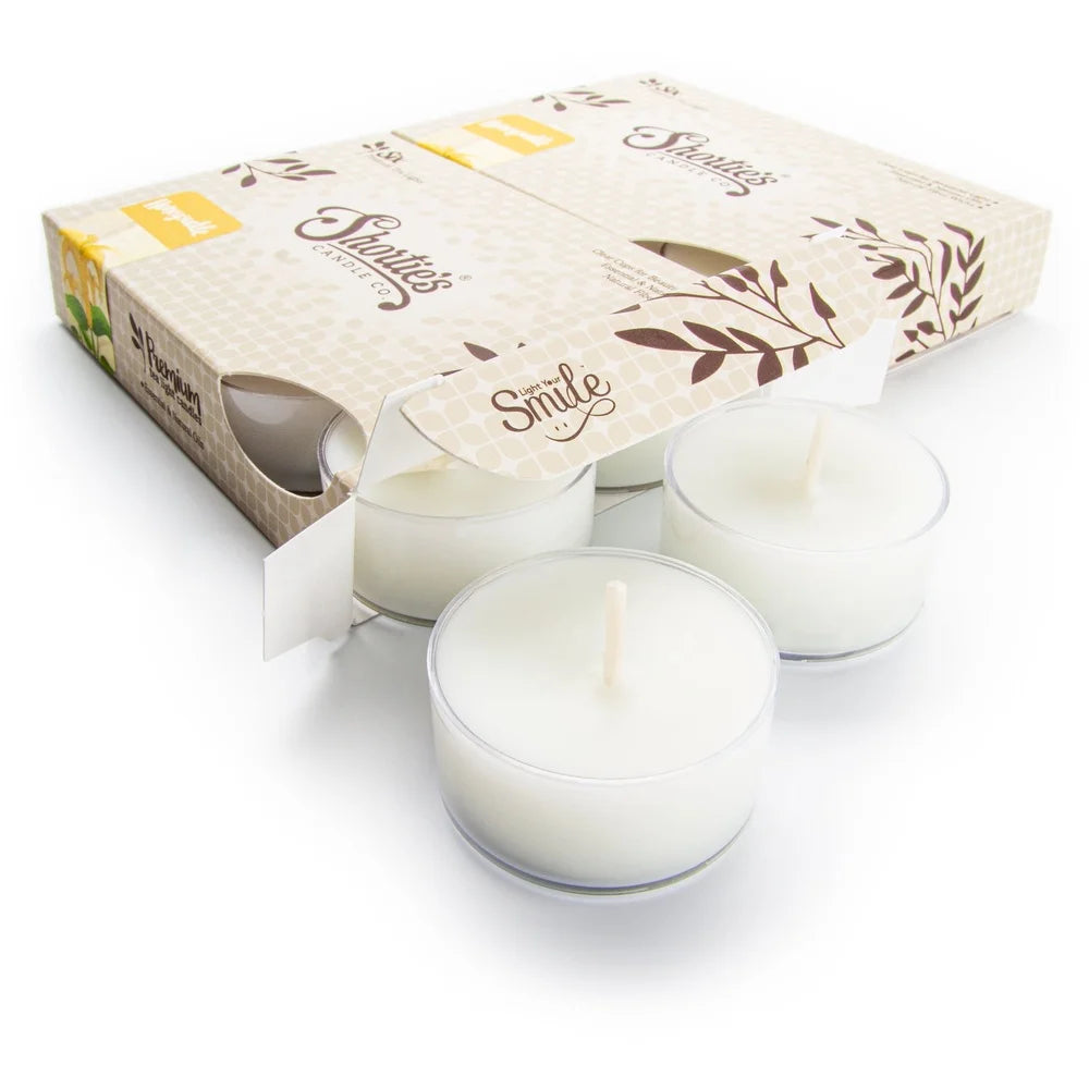 Pure Honeysuckle Tealight Candles Natural Essential Oils Multi Pack Scented Tea Lights Long Burn Time Home Event Decor 12 Count