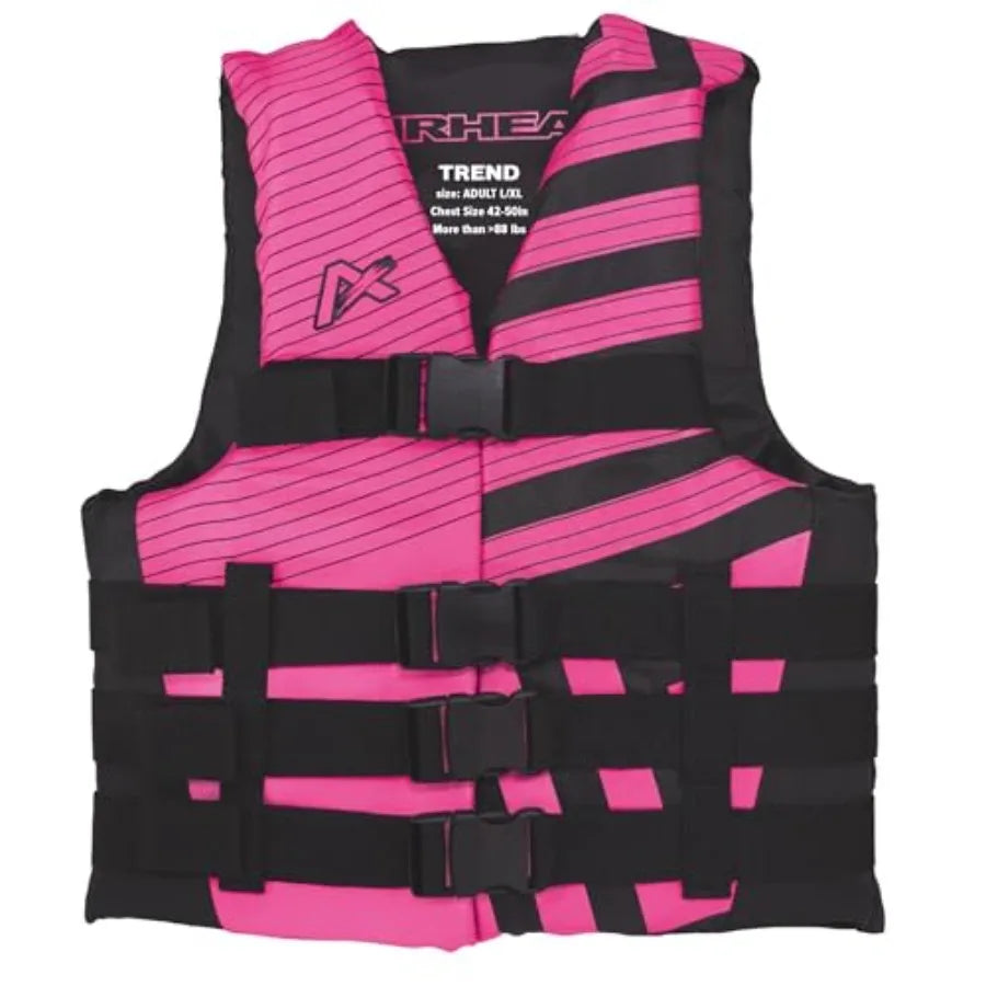 USCG Approved Life Jacket for Adults Youth & Kids Watersports Vest Boating Tubing | StriveRiseFit