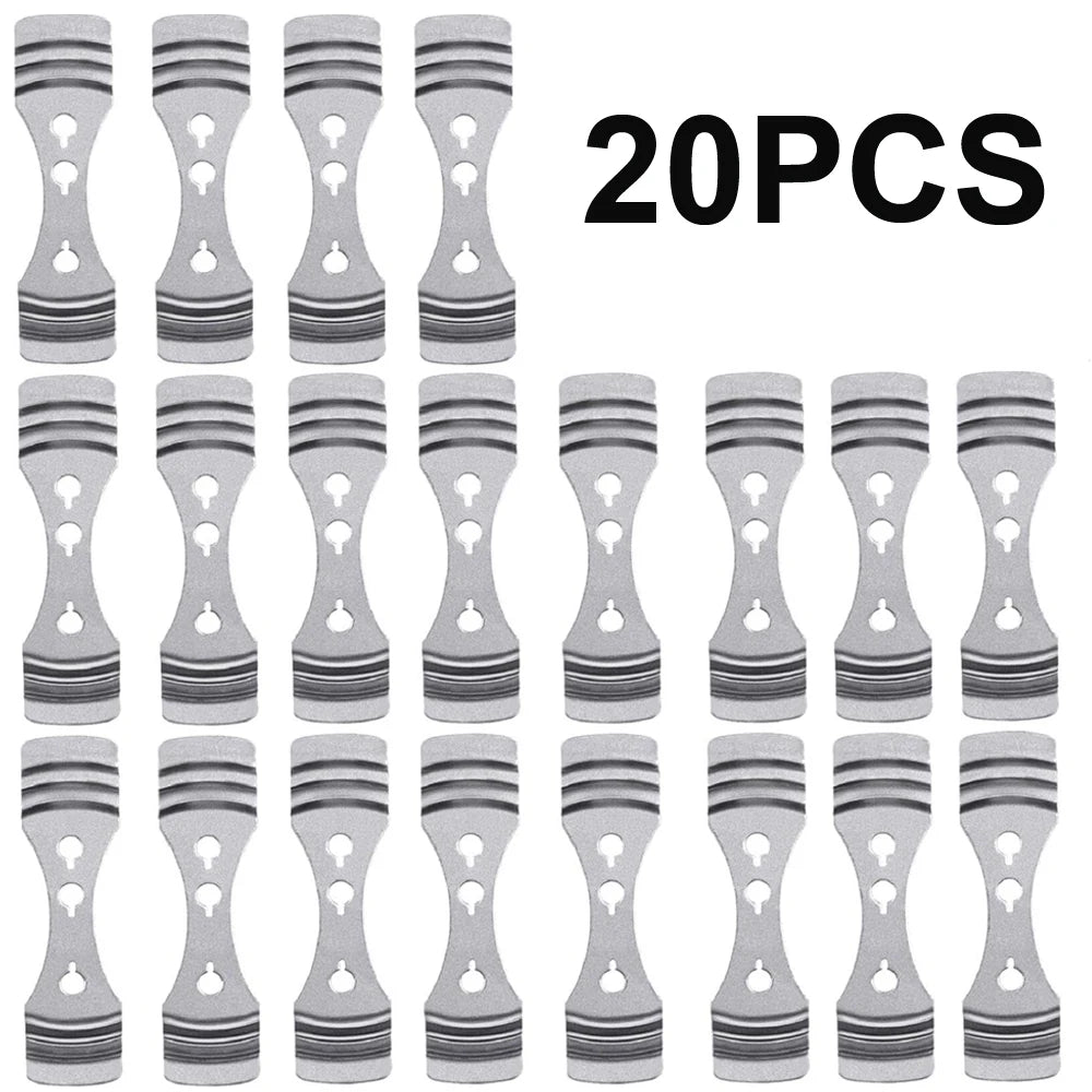 Stainless Steel Candle Wick Centering Holders, 10 & 20 Pack | StriveRiseFit