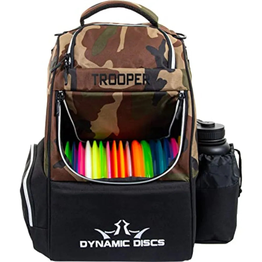 Dynamic Discs Trooper Disc Golf Backpack Bag, 18+ Disc Capacity, 4 Colors | StriveRiseFit