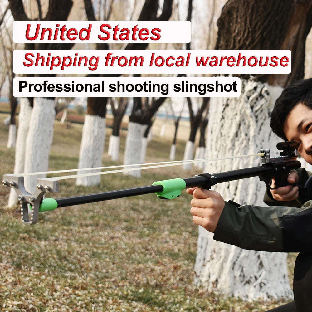 Professional Telescopic Slingshot with Laser - Powerful Hunting Slingshot | StriveRiseFit