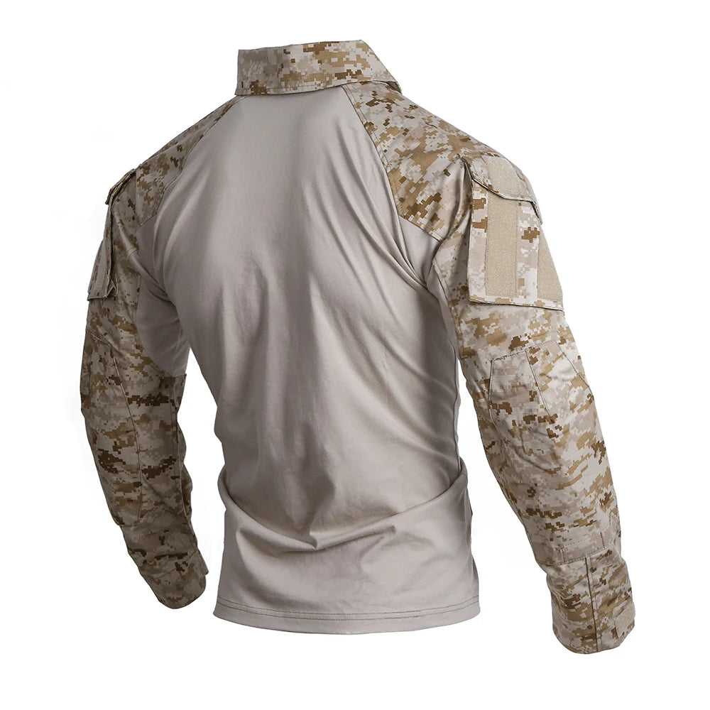 Emersongear Tactical G3 Combat Shirts Mens Gen3 Tops Camoflage T-Shirt Long Sleeve Hunting Airsoft Training Outdoor Hiking and More