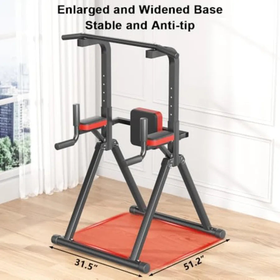 Foldable Power Tower Pull Up & Dip Station, Compact Home Gym | StriveRiseFit