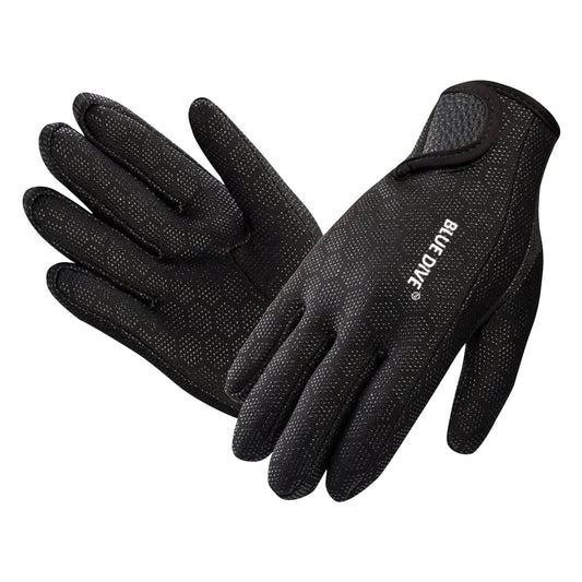 1.5mm Neoprene Gloves Adults Women Men Wetsuit Gloves Five Finger Warm Wetsuit ~ Winter Gloves for Scuba Diving, Snorkeling, Surfing