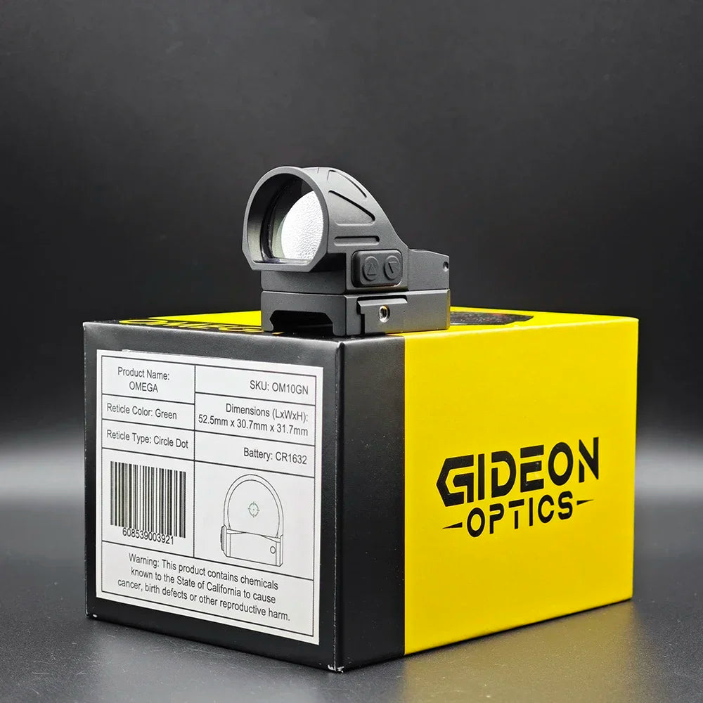 Gideon Optics Omega Red/Green Circle Dot Sight, RMR Footprint, Handgun & Rifle | StriveRiseFit