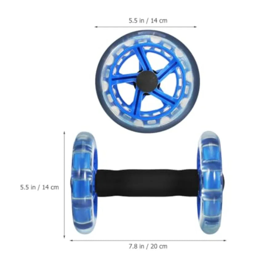 2-Piece Ab Roller Wheel & Dumbbell Set for Core & Strength Training | StriveRiseFit