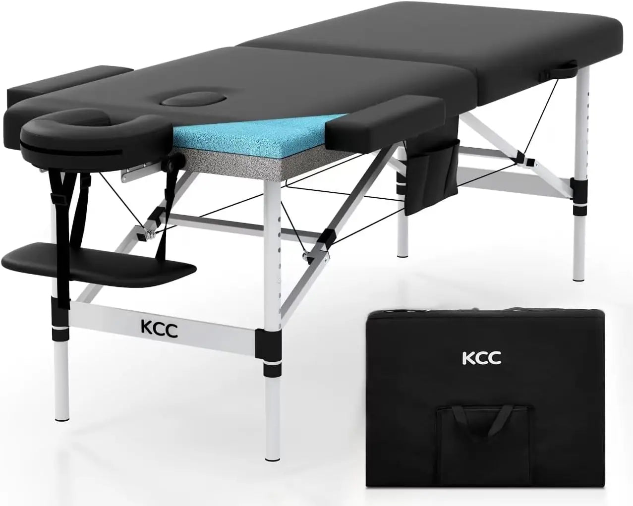Premium Memory Foam Massage Table - 84" Portable Foldable Bed | StriveRiseFit