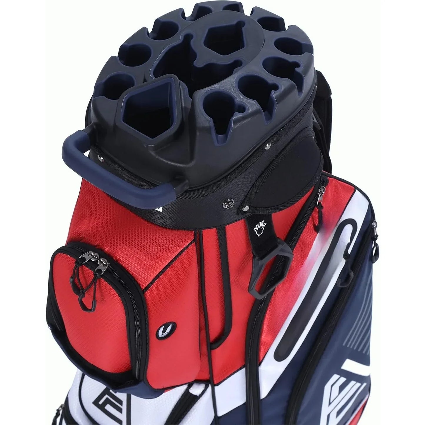 Premium 14-Way Golf Cart Bag with Rain Cover & Cooler Pocket | StriveRiseFit