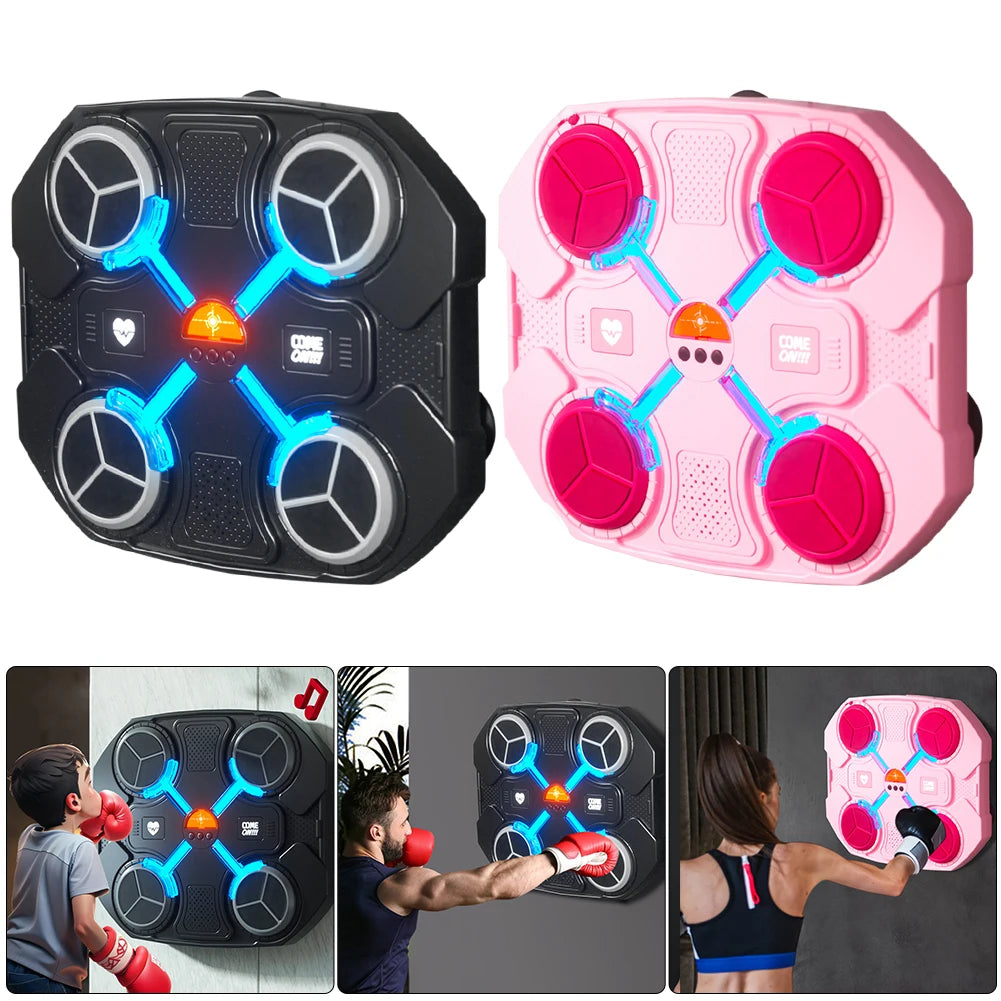 Music Boxing Trainer - Electronic Wall Target Practice Machine | StriveRiseFit