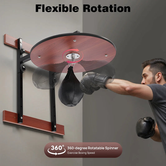 360° Swivel Speed Bag Platform - Heavy Duty Adjustable Wall Mount for Boxing | StriveRiseFit