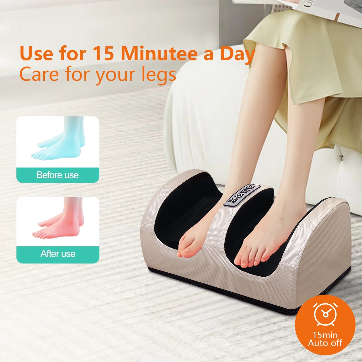 Foot Massage Machine, Foot Kneading, Electric Heating, Christmas Gifts, Valentine's Day Gifts