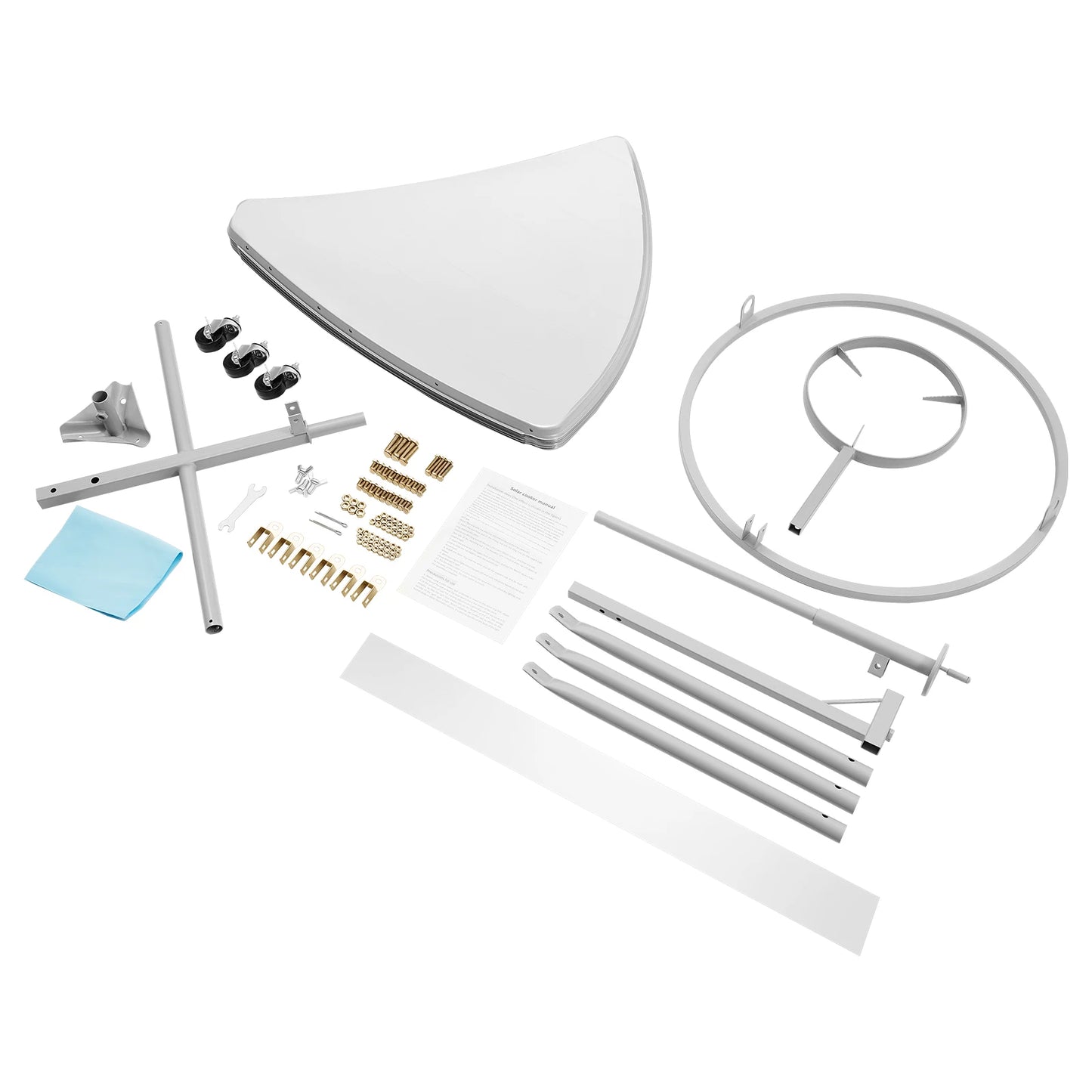 Parabolic Solar Cooker | 1000–1500W Sun Oven for Outdoor Camping, BBQ & Off-Grid Cooking