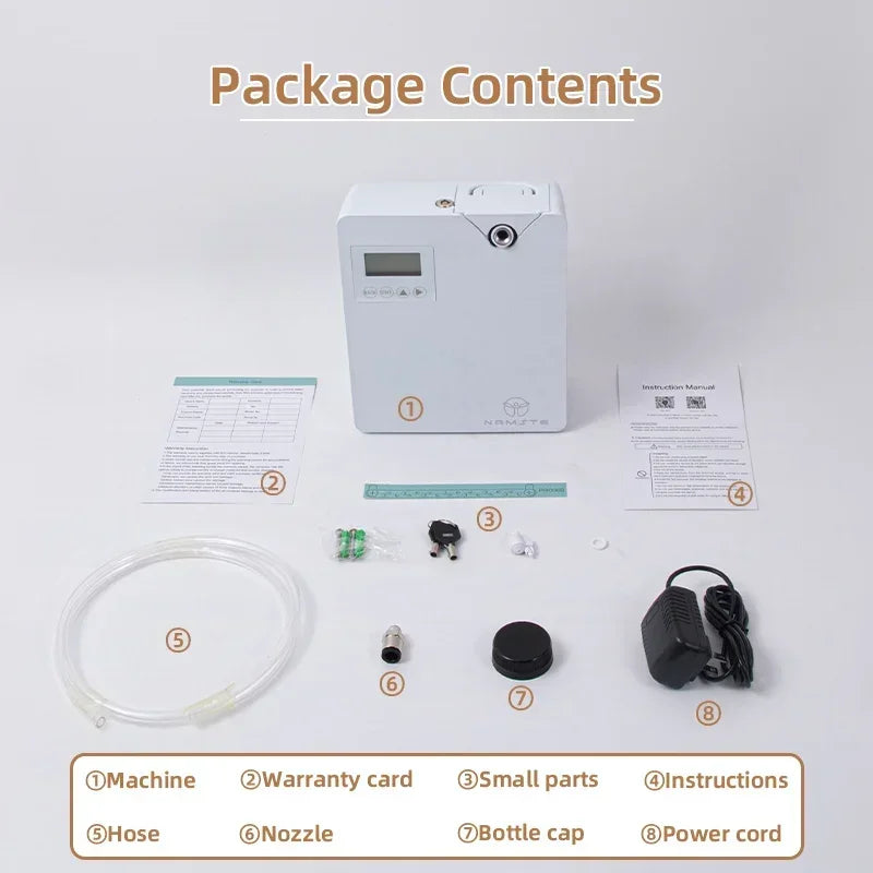 VAT Exemption US Local Aroma Diffuser Home Perfume Scent Machine Fragrance Air Freshener Essential Oil Waterless Flavoring