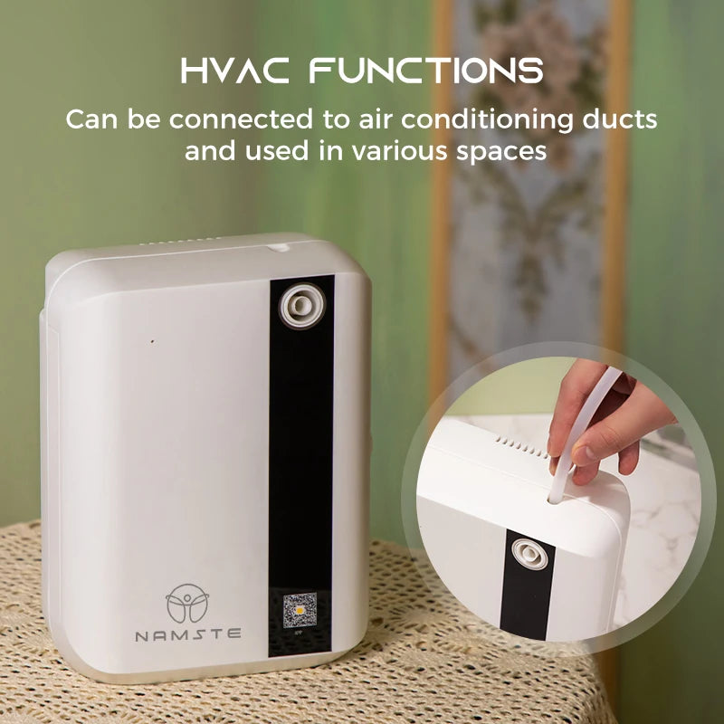 NAMSTE Bluetooth Diffuser 1500m³ Electric Essential Oils Air Freshener 500ML Capacity HVAC Fragrance Flavoring