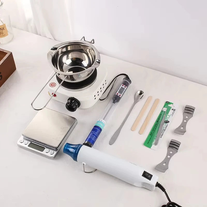 Luxury Candle Making Tool Kit with Induction Cooker, Scale & Accessories | StriveRiseFit