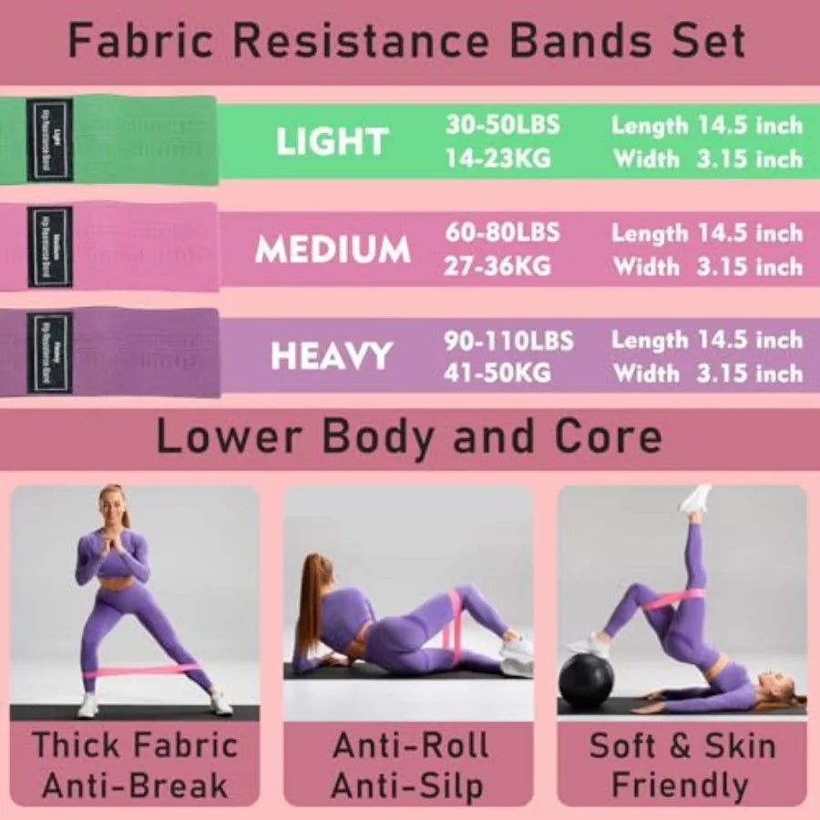 Pilates Ring Kit with Ankle & Wrist Weights, Resistance Bands & Ball for Home Toning | StriveRiseFit