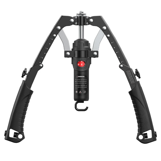 2-in-1 Hydraulic Arm Trainer & Ab Wheel, 15-Level Resistance for Full Body Strength | StriveRiseFit