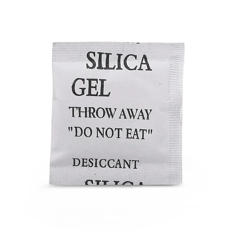 Silica Gel Desiccant Packets - Non-Toxic Moisture Absorber (50-500 Packs)