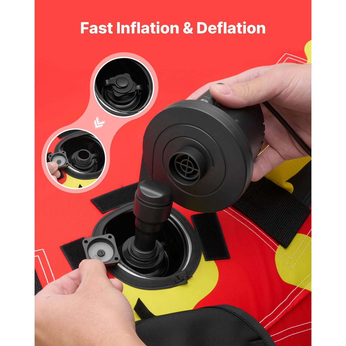 Towable Tubes for Boating 2-4 Person | Inflatable Water Tube with Anti-Slip Pad | StriveRiseFit