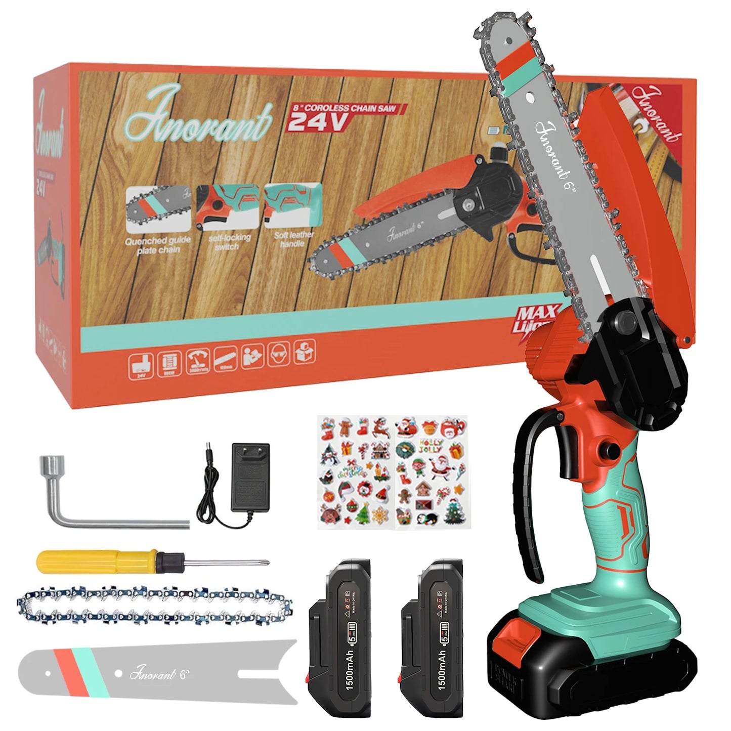 Mini Cordless Chainsaw | Handheld | Battery Powered | Multiple Colors | StriveRiseFit