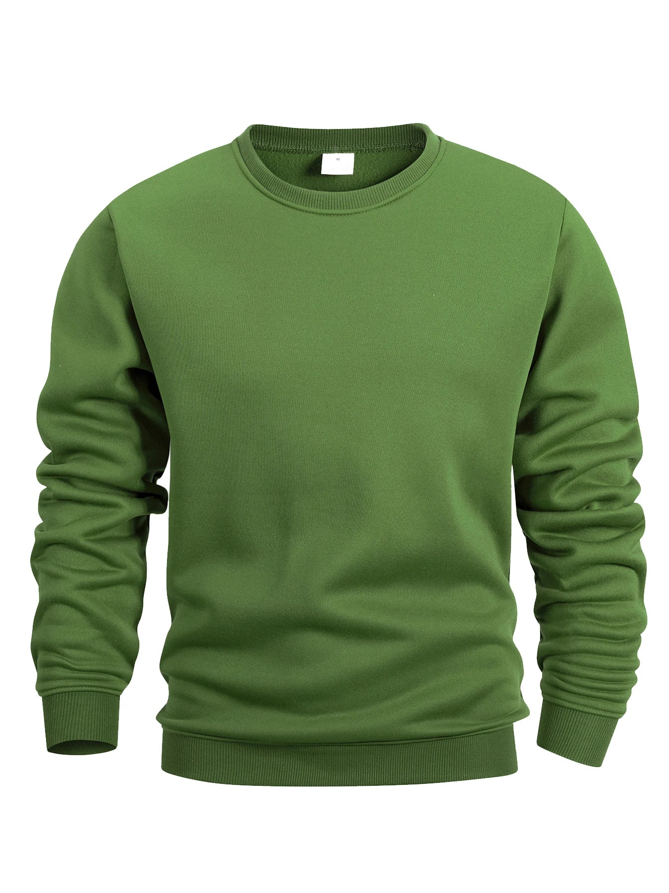 Men's Crew Neck Sweatshirts Solid Color ~ Outdoor Casual Daily Long Sleeve Pullover Sportswear
