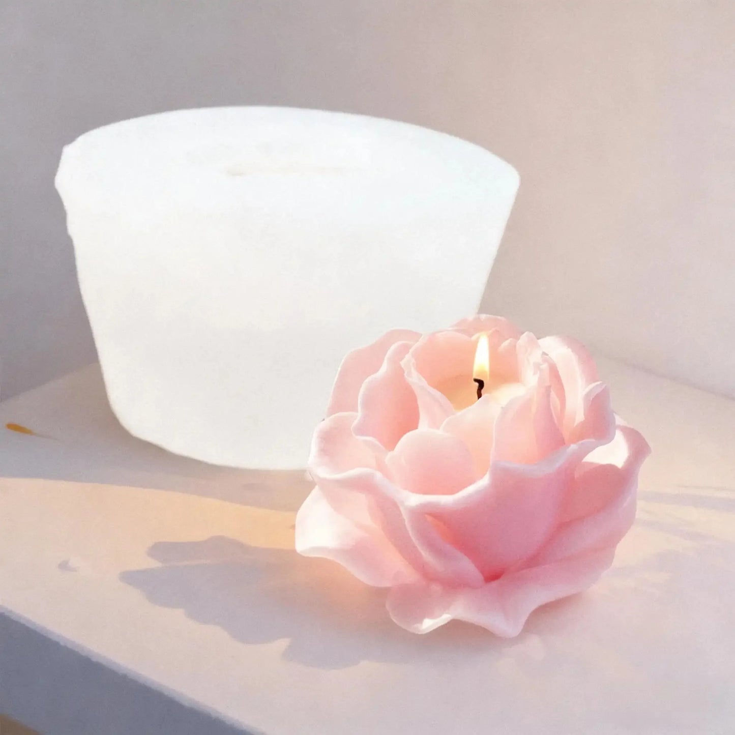 3D Rose Silicone Mold for Candles, Soap, Resin & Clay | StriveRiseFit
