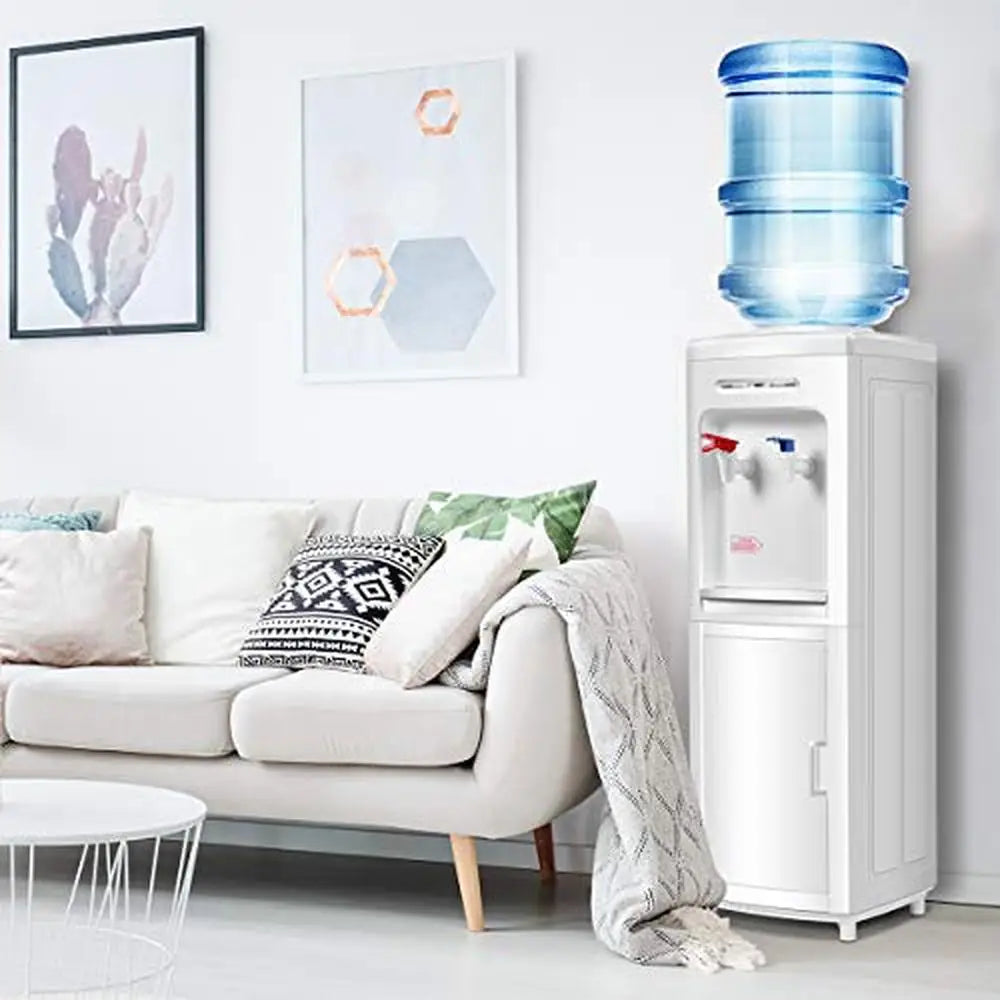 Top Loading Water Cooler Dispenser with Storage Cabinet - StriveRiseFit