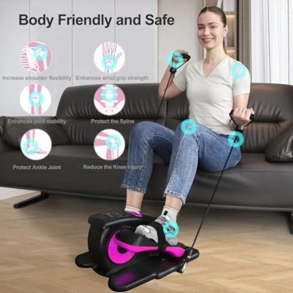 Under Table Elliptical, 12 speed, Remote Control Elliptical Leg Exerciser