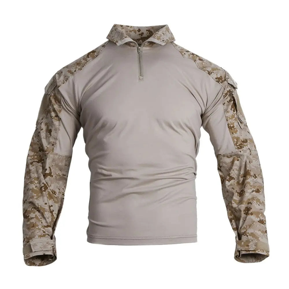 Emersongear Tactical G3 Combat Shirts Mens Gen3 Tops Camoflage T-Shirt Long Sleeve Hunting Airsoft Training Outdoor Hiking and More