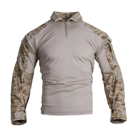 Emersongear Tactical G3 Combat Shirts Mens Gen3 Tops Camoflage T-Shirt Long Sleeve Hunting Airsoft Training Outdoor Hiking and More