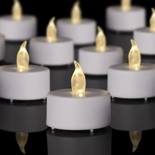 200-Pack Flameless LED Tea Light Candles 200-Hour Realistic Flicker | StriveRiseFit