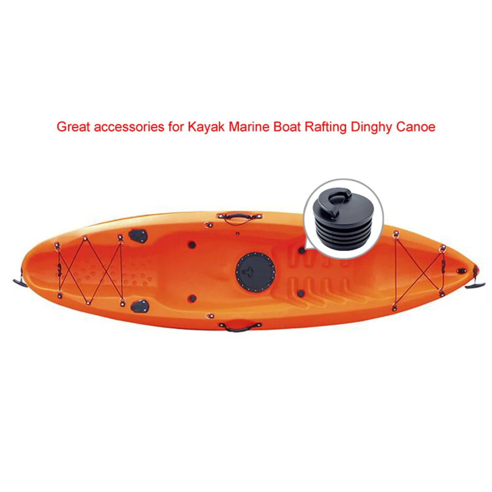 Kayak Scupper Plugs Universal Rubber Drain Hole Stoppers 40mm for Kayak Canoe Boat | StriveRiseFit