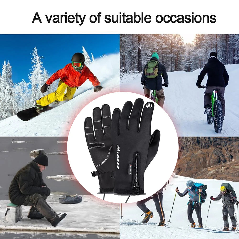 Winter Gloves for Men or Women ~ Heating Warm Touchscreen Gloves ~ USB ~ Winter Electric Heated Gloves