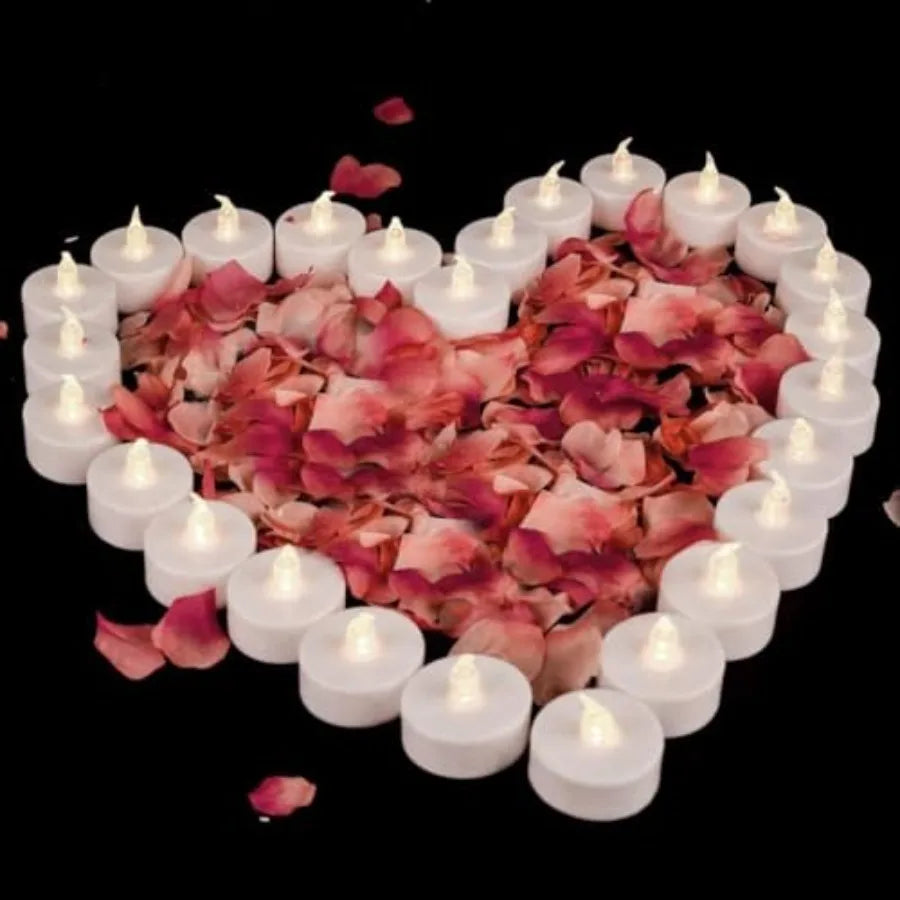 200-Pack Flameless LED Tea Light Candles 200-Hour Realistic Flicker | StriveRiseFit