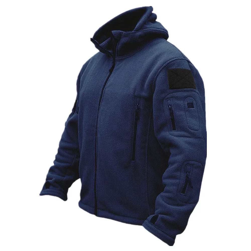 Men's Military Tactical Jacket - Winter Thermal Fleece Hooded Coat | StriveRiseFit