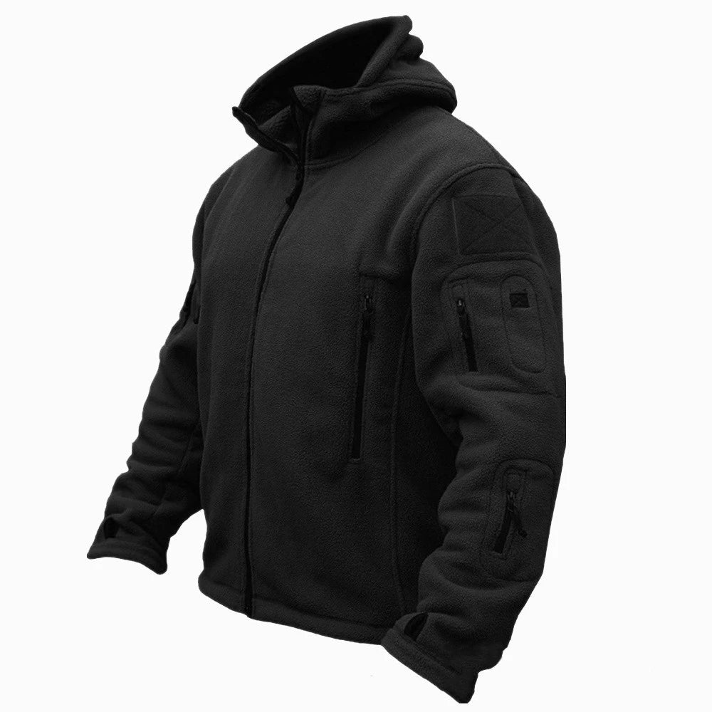 Men's Military Tactical Jacket - Winter Thermal Fleece Hooded Coat | StriveRiseFit