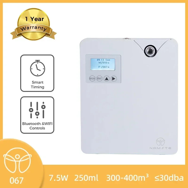 VAT Exemption US Local Aroma Diffuser Home Perfume Scent Machine Fragrance Air Freshener Essential Oil Waterless Flavoring