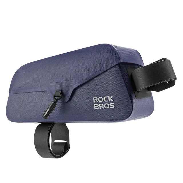 ROCKBROS AS-133 Waterproof Bike Top Tube Bag - Magnetic Flip, TPU Frame Pack