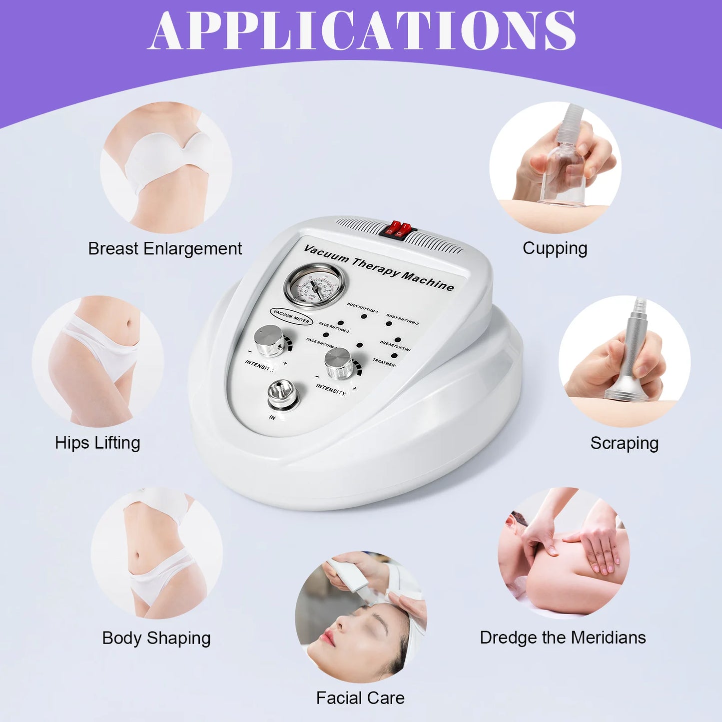 Electric Vacuum Pump Massage Device - Breast & Body Shaping