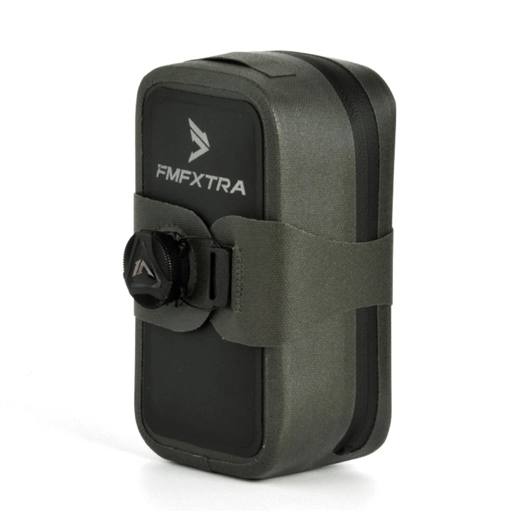 Bicycle Under Seat Bag Bike Strap-On Saddle Bag Knob Lock Bike Seat Bag Waterproof 0.5L Bike Bag Portable Cycling Accessories