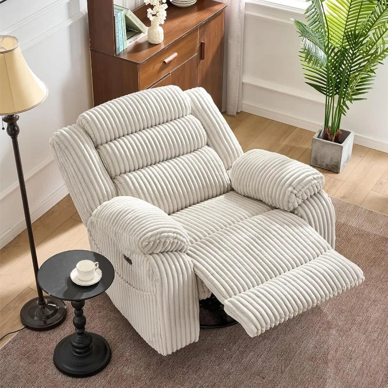 Power Recliner Chair with Massage & Heat - USB Charging | StriveRiseFit