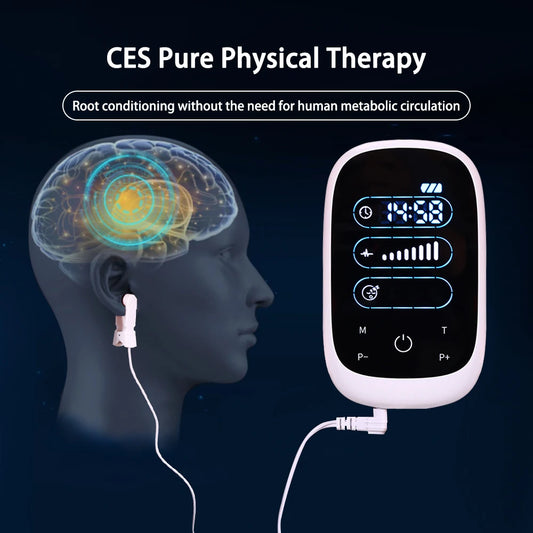 CES Brain Therapy Device - Electronic Stimulation for Sleep & Anxiety Relief | StriveRiseFit
